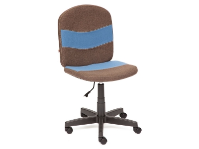 Кресло компьютерное «Степ» (Step) коричнево-синее